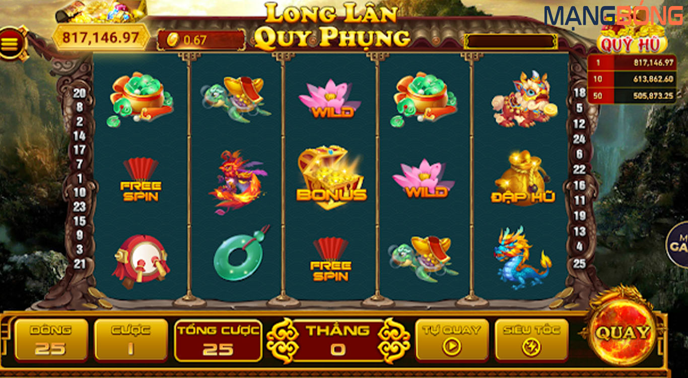 Slot Tứ Linh: Long Lân Quy Phụng